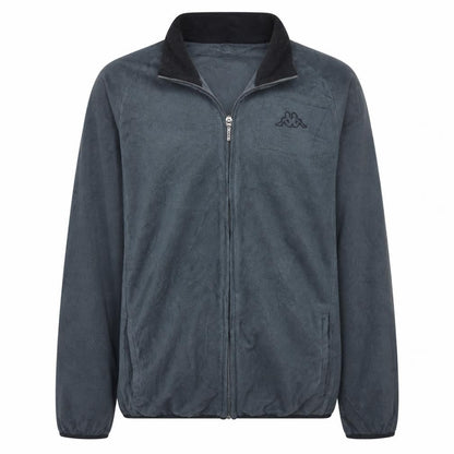 Kappa Mens Grey 2XL Fleece Full Zip Sports Jacket