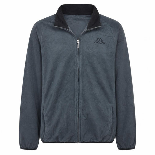 Kappa Mens Grey 2XL Fleece Full Zip Sports Jacket