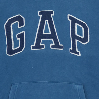 Mens UK Size S Gap Blue Pullover Hoodie