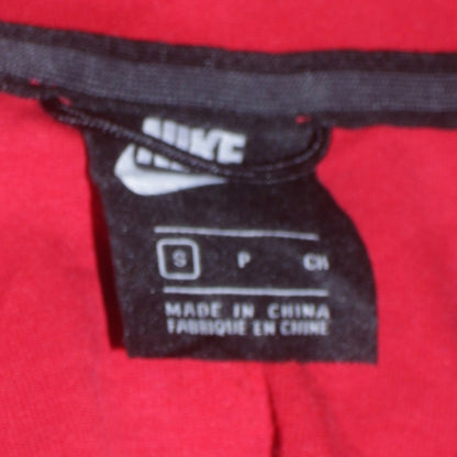 Mens UK Size S Nike Red Full Zip Hoodie