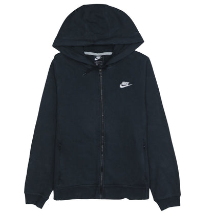 Mens UK Size L Nike Black Full Zip Hoodie