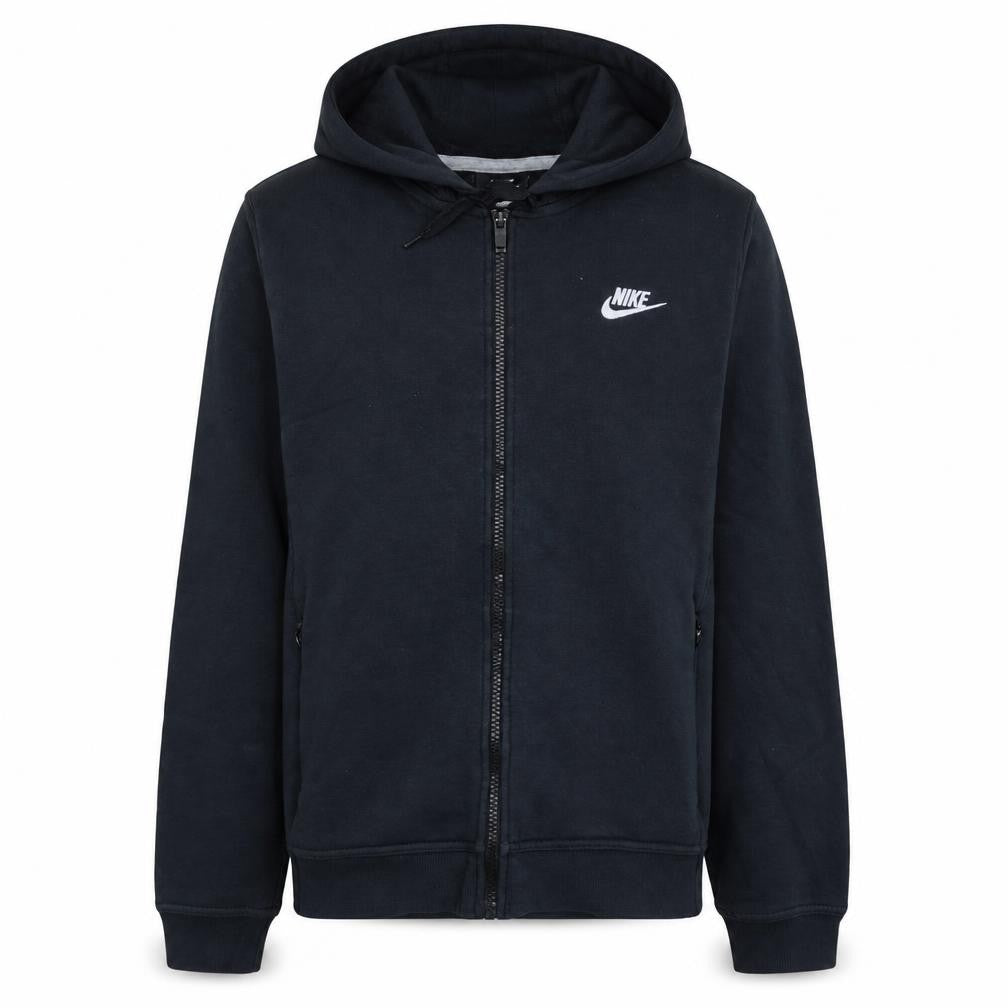 Mens UK Size L Nike Black Full Zip Hoodie