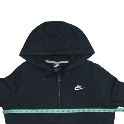 Mens UK Size L Nike Black Full Zip Hoodie