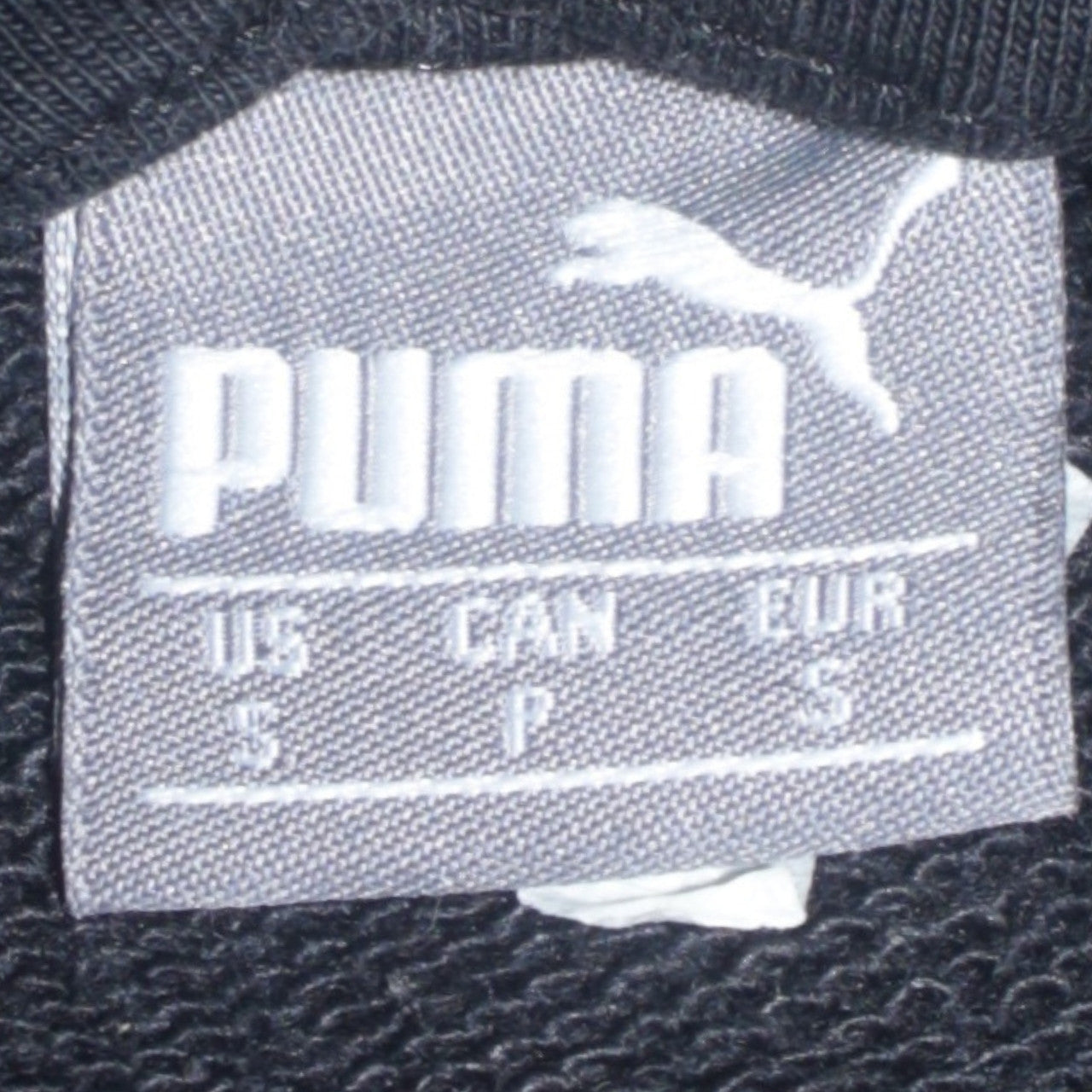 Womens UK Size S PUMA Black Full Zip Hoodie