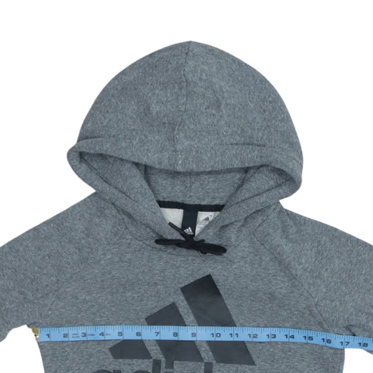 Womens UK Size XS adidas Grey Pullover Hoodie