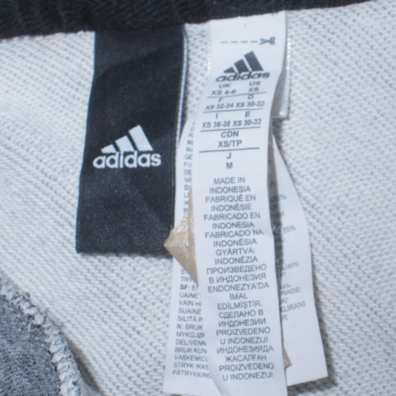 Womens UK Size XS adidas Grey Pullover Hoodie