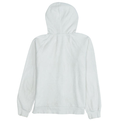 Womens UK Size XS Reebok White Full Zip Hoodie