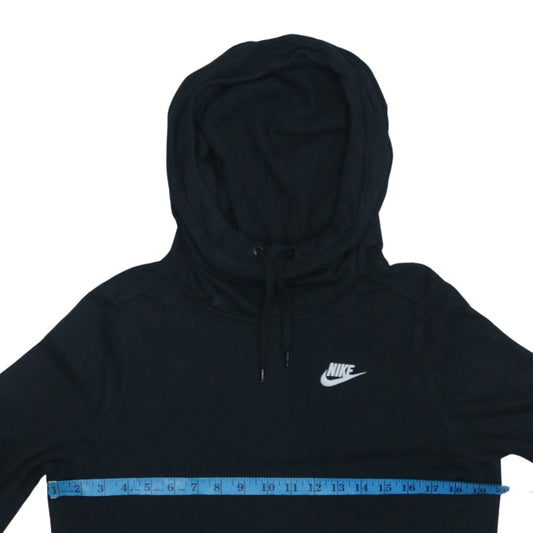Womens UK Size S Nike Black Pullover Hoodie