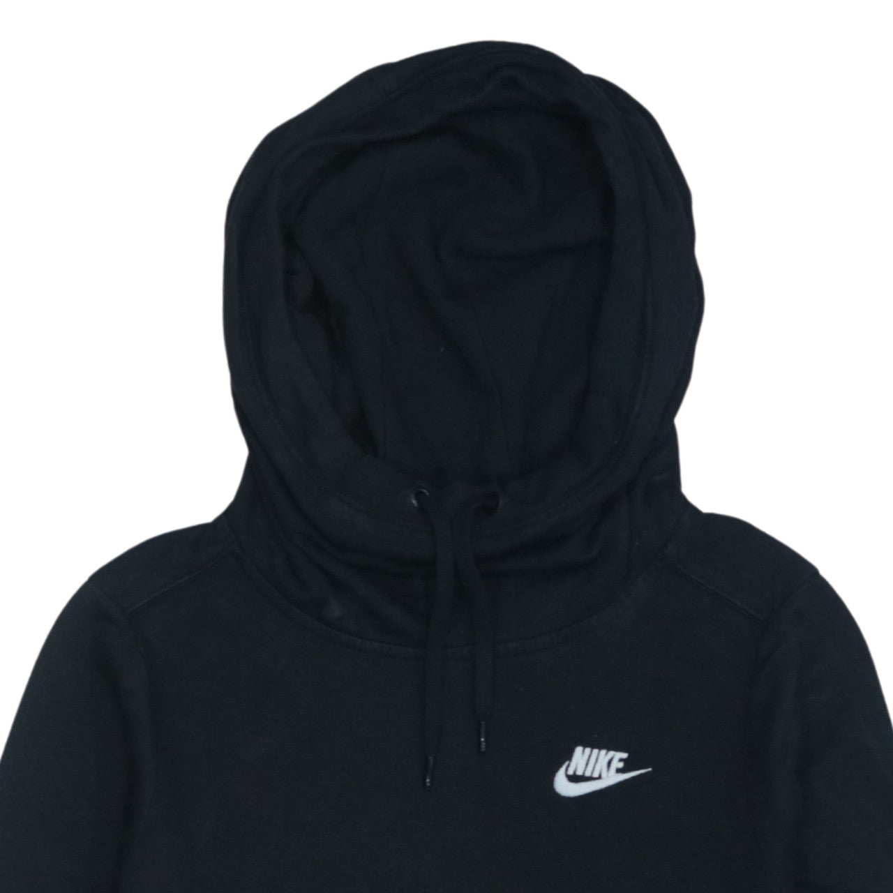 Womens UK Size S Nike Black Pullover Hoodie