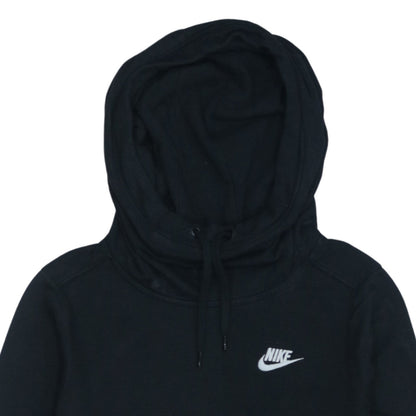 Womens UK Size S Nike Black Pullover Hoodie