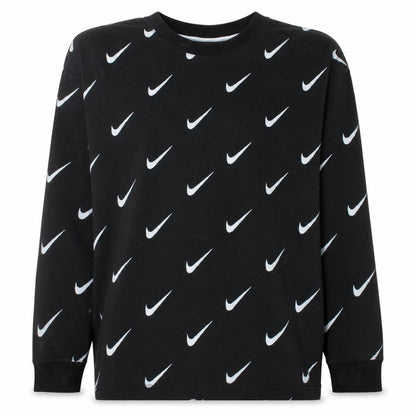 Womens UK Size S Nike Black Pullover Sweatshirt