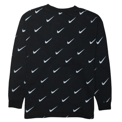 Womens UK Size S Nike Black Pullover Sweatshirt