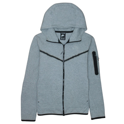 Mens UK Size S Nike Grey Full Zip Hoodie