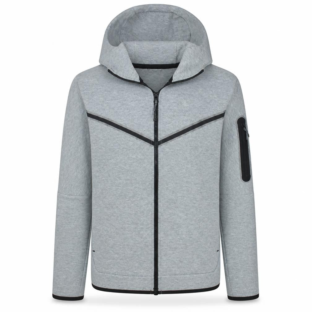 Mens UK Size S Nike Grey Full Zip Hoodie