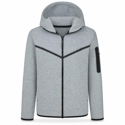 Mens UK Size S Nike Grey Full Zip Hoodie