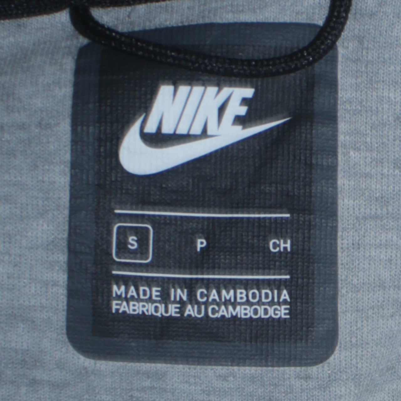 Mens UK Size S Nike Grey Full Zip Hoodie