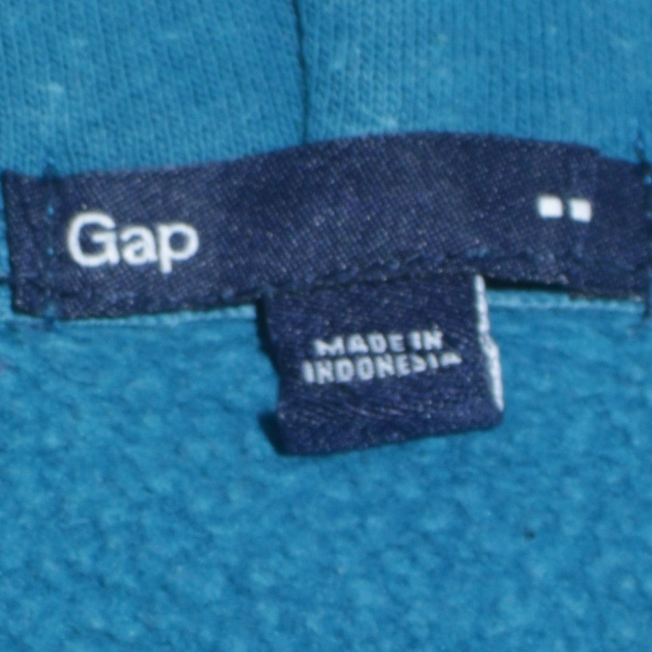Womens UK Size M Gap Blue Full Zip Hoodie