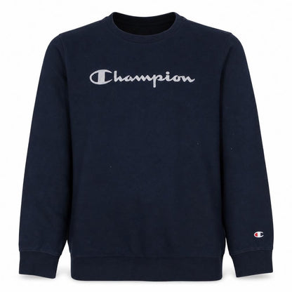 Champion Boys Blue Crew Neck Logo Pullover Sweatshirt 13-14 Years
