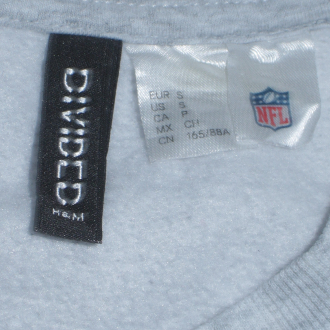 Womens UK Size S H&M Grey Pullover Sweatshirt