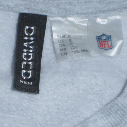 Womens UK Size S H&M Grey Pullover Sweatshirt