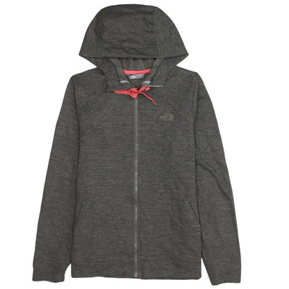Womens UK Size L The North Face Grey Full Zip Hoodie