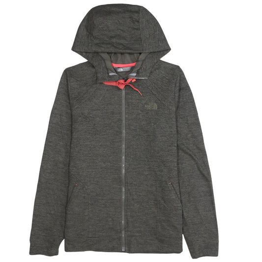 Womens UK Size L The North Face Grey Full Zip Hoodie