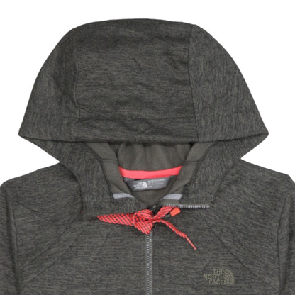 Womens UK Size L The North Face Grey Full Zip Hoodie