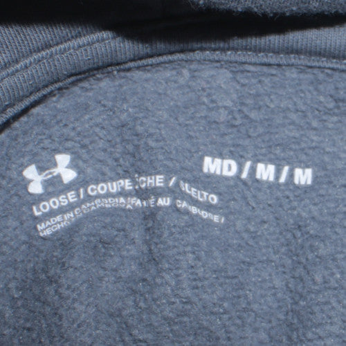 Mens UK Size M Under armour Grey Pullover Hoodie