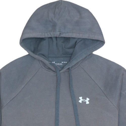 Mens UK Size M Under armour Grey Pullover Hoodie