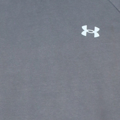 Mens UK Size M Under armour Grey Pullover Hoodie