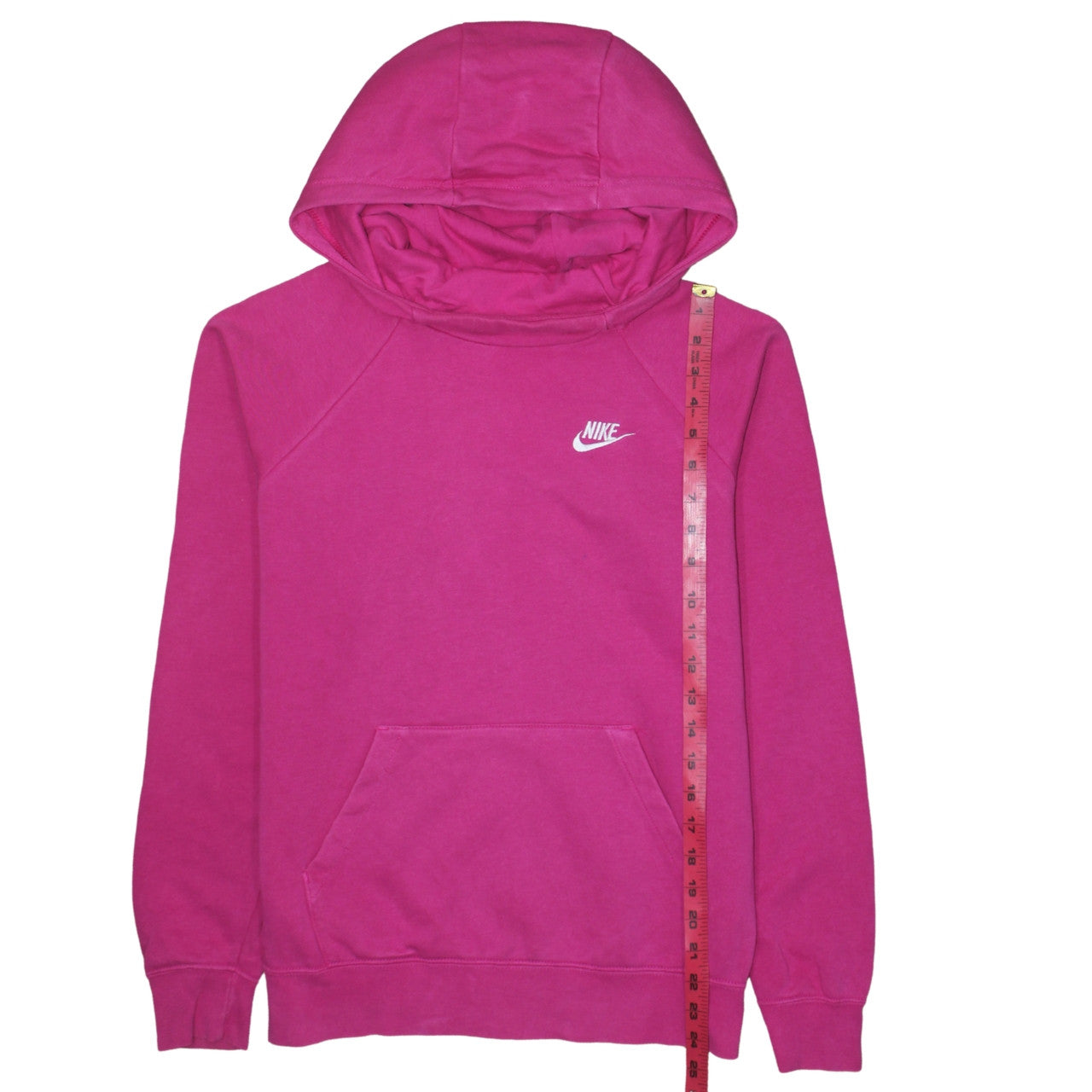 Womens UK Size S Nike Pink Pullover Hoodie