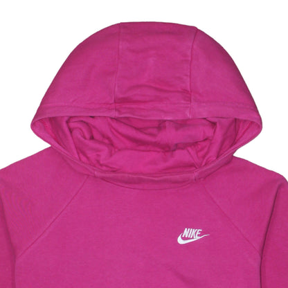 Womens UK Size S Nike Pink Pullover Hoodie
