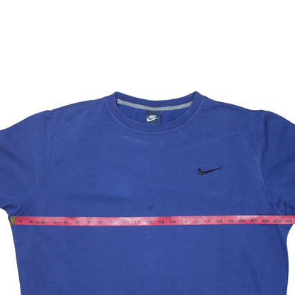 Mens UK Size L Nike Blue Pullover Sweatshirt
