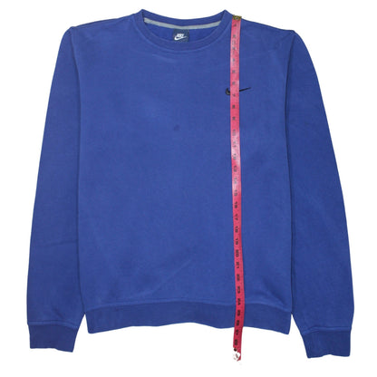Mens UK Size L Nike Blue Pullover Sweatshirt
