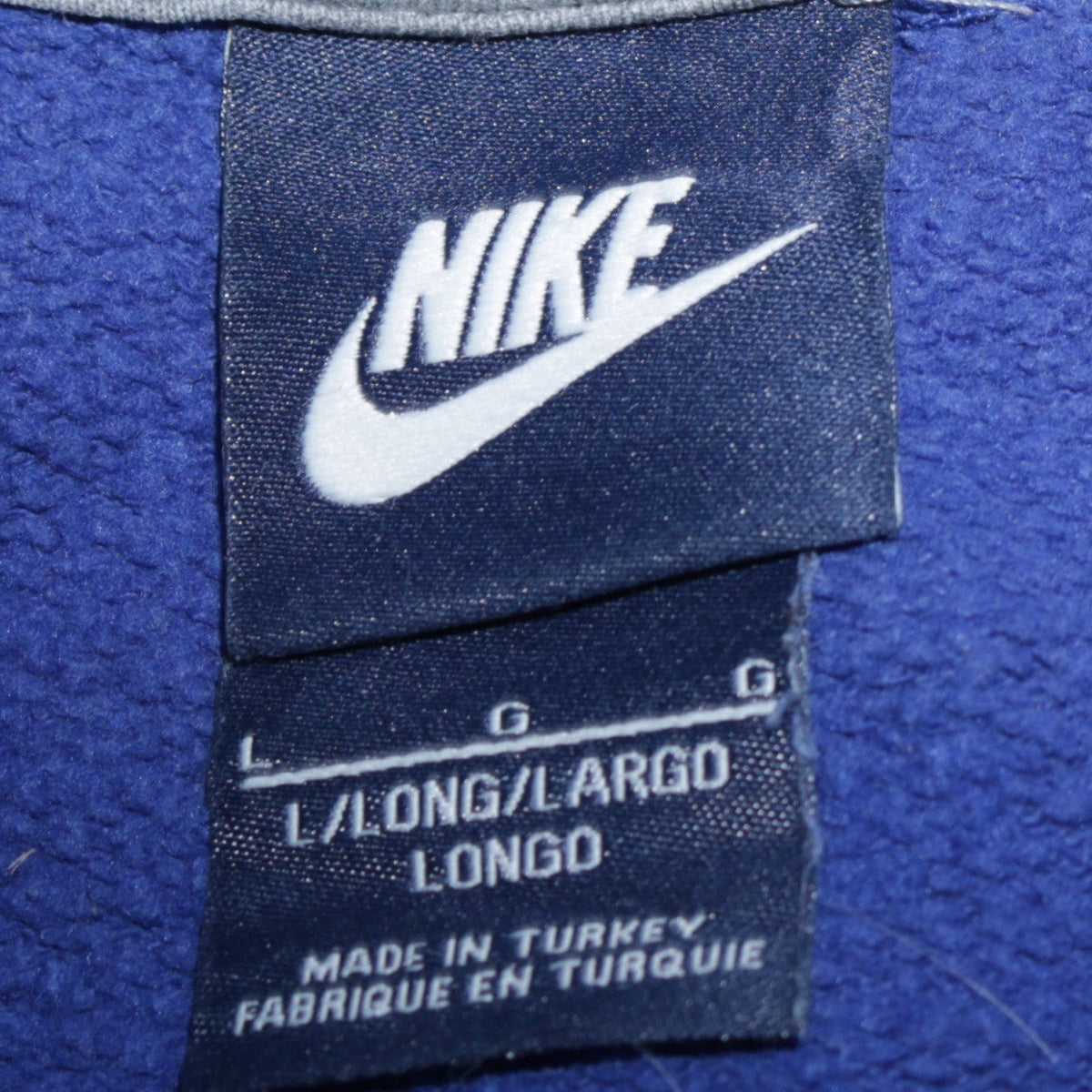 Mens UK Size L Nike Blue Pullover Sweatshirt