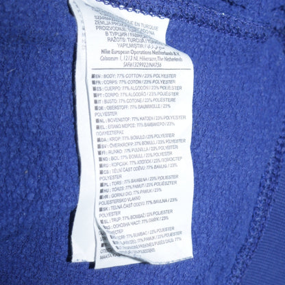 Mens UK Size L Nike Blue Pullover Sweatshirt
