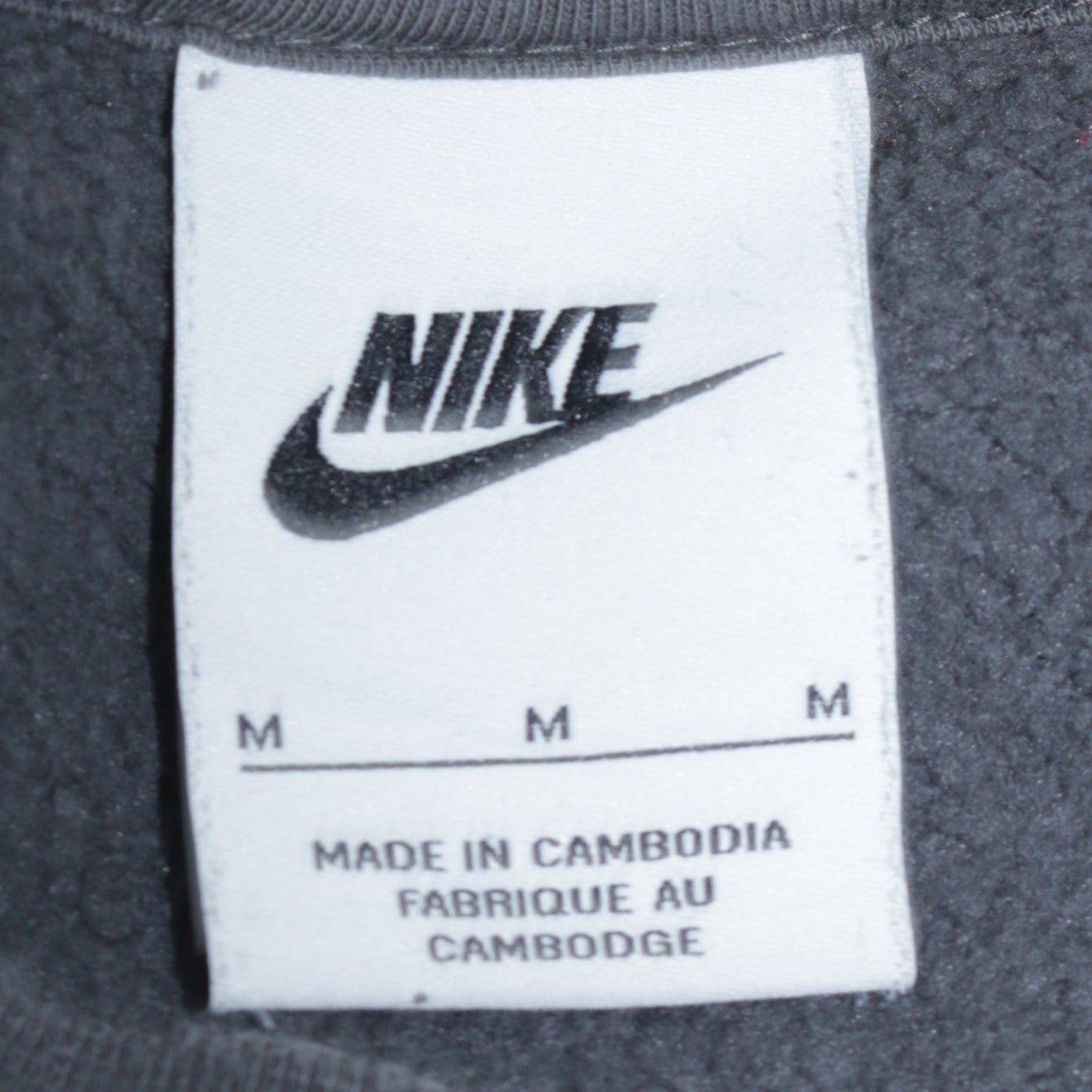 Mens UK Size M Nike Grey Pullover Sweatshirt