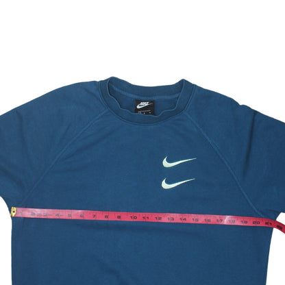 Mens UK Size M Nike Blue Pullover Sweatshirt