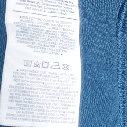 Mens UK Size M Nike Blue Pullover Sweatshirt