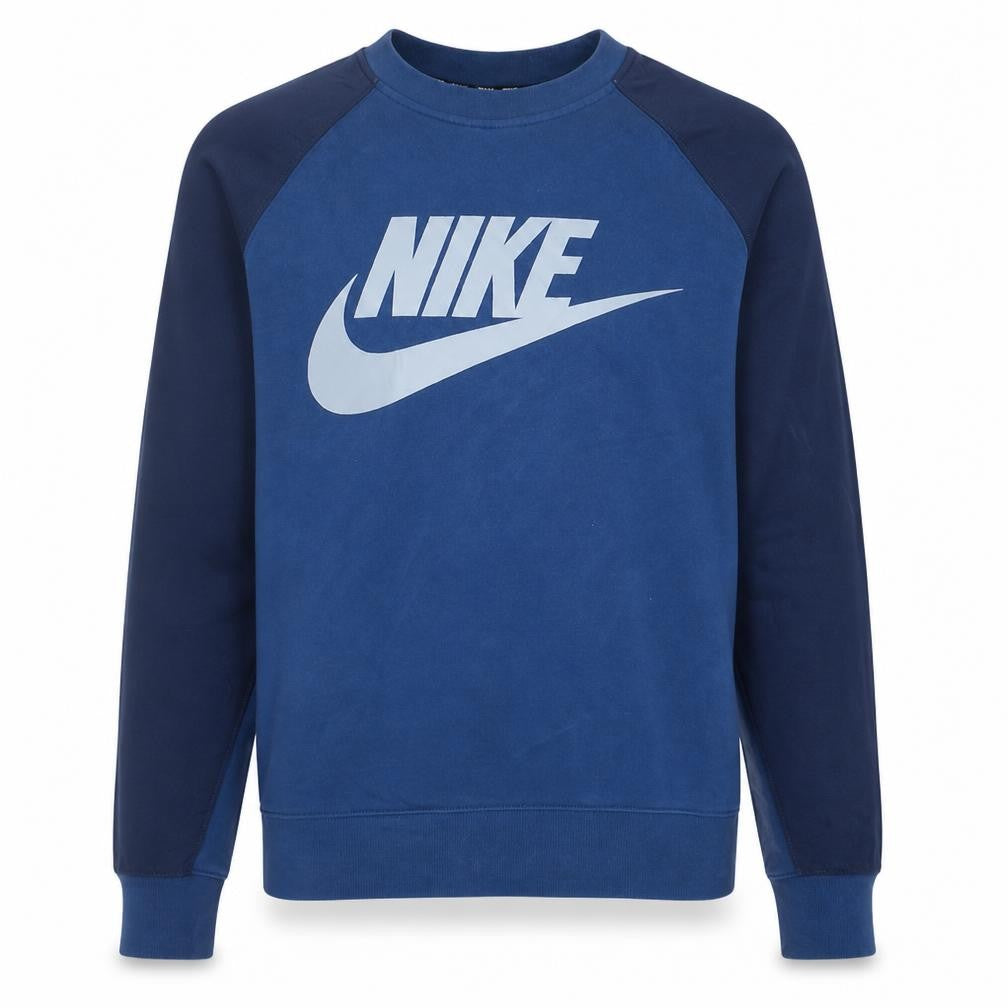 Mens UK Size M Nike Blue Pullover Sweatshirt