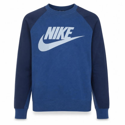 Mens UK Size M Nike Blue Pullover Sweatshirt