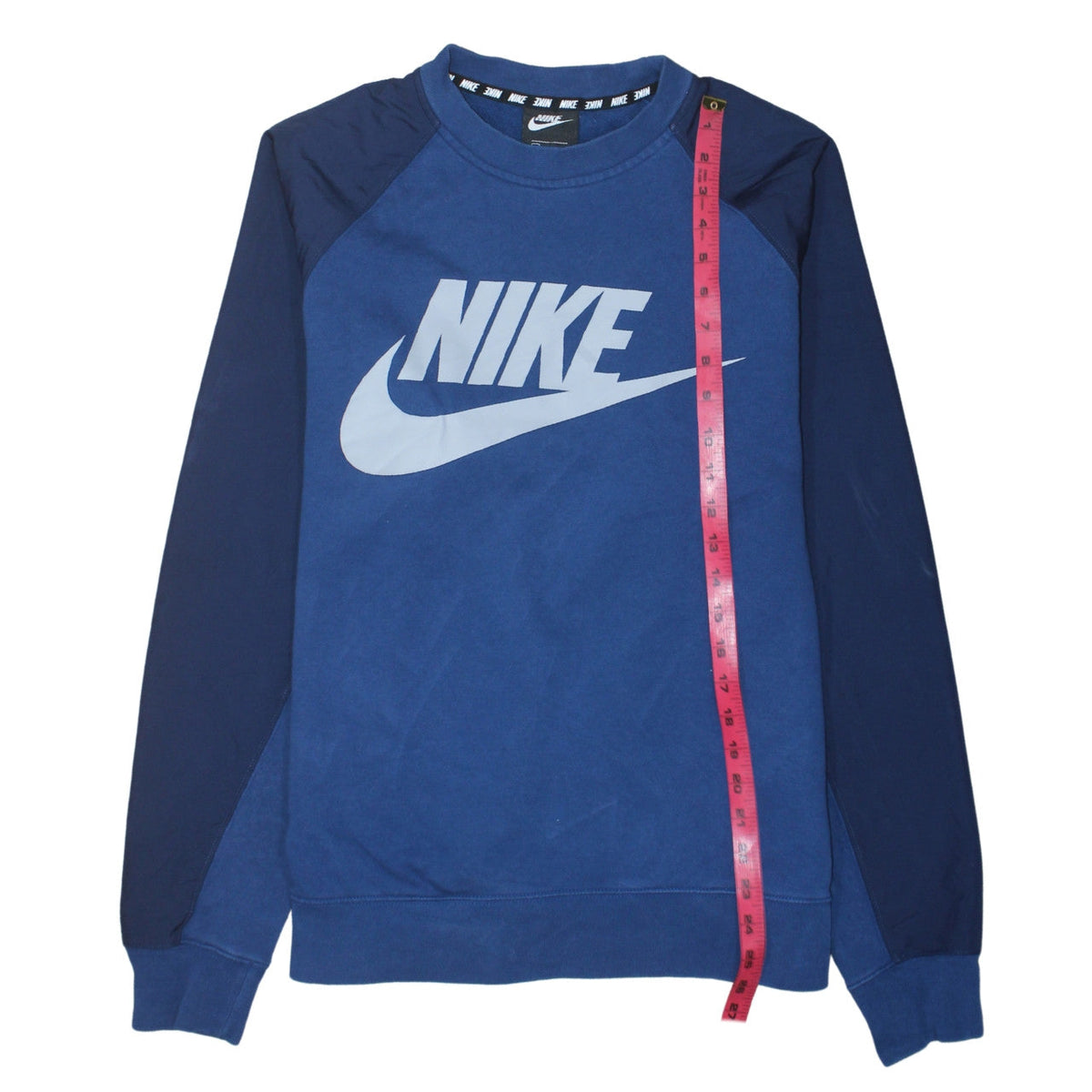 Mens UK Size M Nike Blue Pullover Sweatshirt