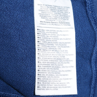 Mens UK Size M Nike Blue Pullover Sweatshirt