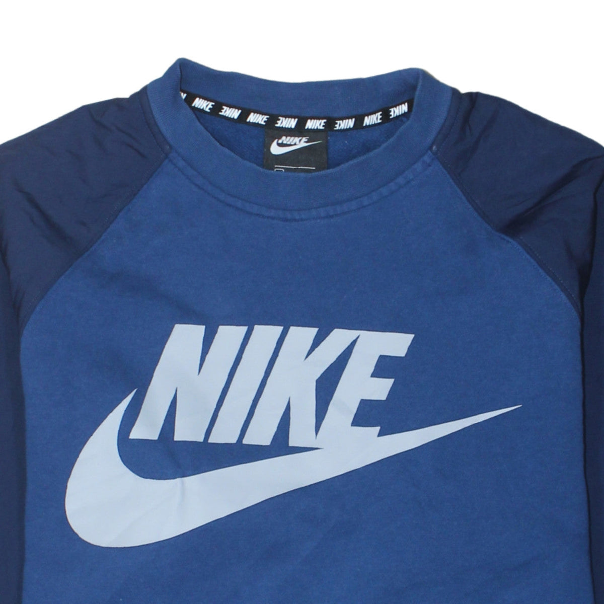 Mens UK Size M Nike Blue Pullover Sweatshirt