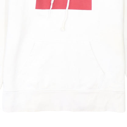 Mens UK Size M Levi's White Pullover Hoodie