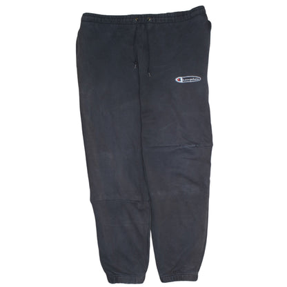 Mens UK Size XL Champion Regular Fit Sweatpants Black Trousers