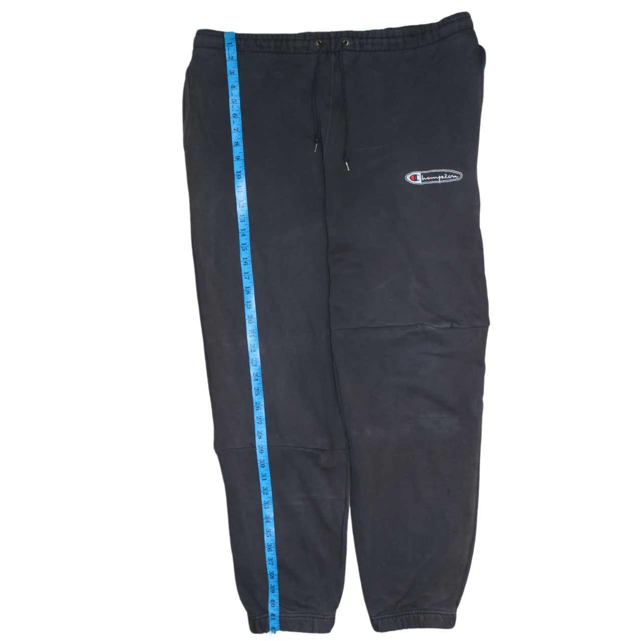 Mens UK Size XL Champion Regular Fit Sweatpants Black Trousers