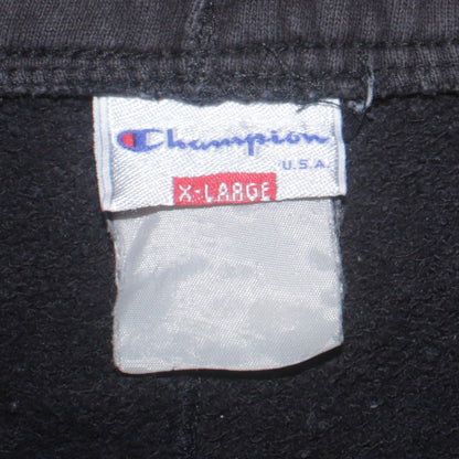 Mens UK Size XL Champion Regular Fit Sweatpants Black Trousers