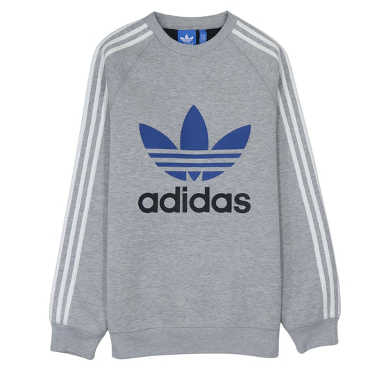 Mens UK Size M adidas Grey Pullover Sweatshirt