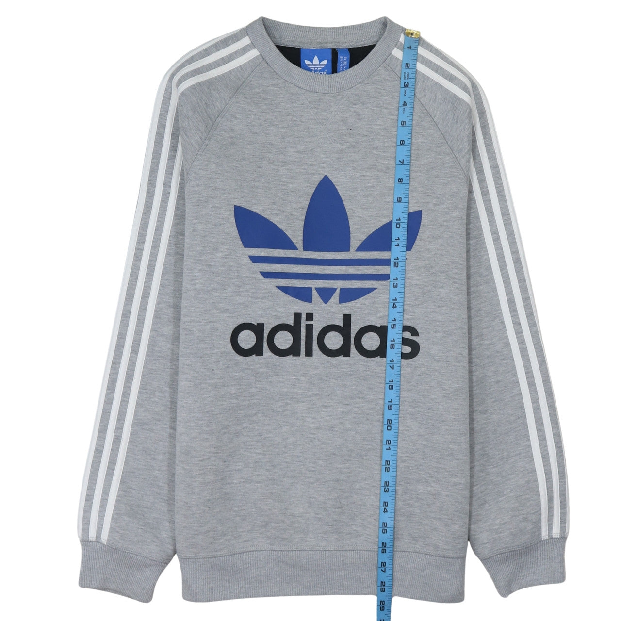 Mens UK Size M adidas Grey Pullover Sweatshirt